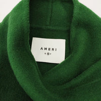 Ameri VINTAGE 01120740910 M ストール・ベルト付き スタンドカラースカーフコート グリーン レディース アメリヴィンテージ【中古】4-1207A♪