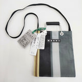 MARNI 新品 MARKET  2way ストライプミニメッシュバッグ ショルダー SHMH0106A0 ショルダーバッグ グレー レディース マルニ【中古】4-1129G♪