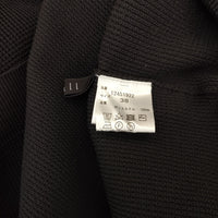 Lelill 12451922 サイズ38 ハイテクワッフルタートル 定価18700円 カットソー 24AW ブラック レディース レリル【中古】4-1129M♪