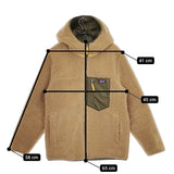 patagonia キッズ・リバーシブル・レディ・フレディ・フーディ XL ボア ブルゾン ベージュ カーキ レディース パタゴニア【中古】5-0123T△