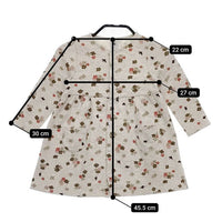PETIT BATEAU 花柄 ドット 24m/86cm キッズ 子供服 ワンピース グレー レディース プチバトー【中古】5-0201M∞