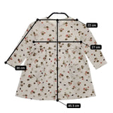 PETIT BATEAU 花柄 ドット 24m/86cm キッズ 子供服 ワンピース グレー レディース プチバトー【中古】5-0201M∞