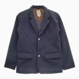 B:MING by BEAMS ポケットチーフ ポンチジャケット ショートパンツ 130cm セットアップ 21AW ネイビー メンズ ビーミングバイビームス【中古】5-0202M∞