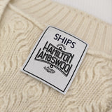 SHIPS HAMILTON LAMBSWOOL Vネック 316-06-0179-60001 セーター ニット オフホワイト レディース シップス【中古】5-0103T△