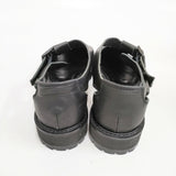 Y's SMOOTH LEATHER SANDALS SHOES レザーグルカサンダル サイズ2 YS-E06-711-2/2 サンダル ブラック レディース ワイズ/Yohji【中古】5-0526S◎
