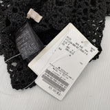 Plage 24080922703010 crochet gilet 定価26400円 リネンレースジレ ベスト 24SS ブラック レディース プラージュ【中古】4-1129M♪