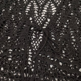 Plage 24080922703010 crochet gilet 定価26400円 リネンレースジレ ベスト 24SS ブラック レディース プラージュ【中古】4-1129M♪