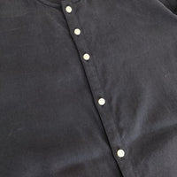 NO CONTROL AIR NC103SF テンセルコットン 製品洗い ブラウス シャツ ネイビー レディース ノーコントロールエアー【中古】5-0413M∞