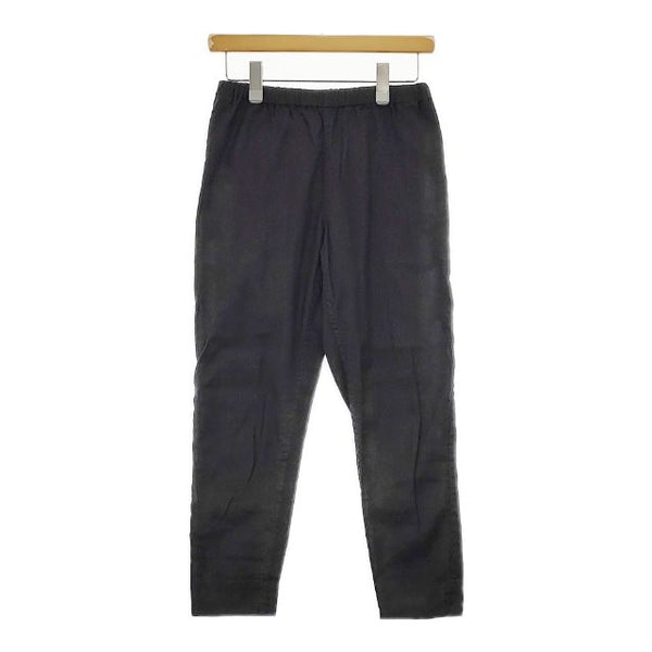veritecoeur サブリナストレッチパンツ ST-023 リネンコットン イージー パンツ ブラック レディース ヴェリテクール【中古】5-0413M∞