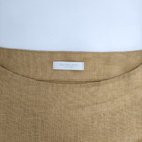 fog linen work リトアニアリネン ワンピース マスタード レディース フォグリネンワーク【中古】5-0413S∞