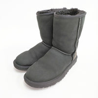 UGG ムートンブーツ 23センチ UF00112L ブーツ ブラック レディース アグ【中古】4-1219A◎