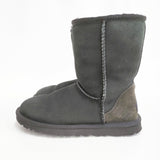 UGG ムートンブーツ 23センチ UF00112L ブーツ ブラック レディース アグ【中古】4-1219A◎