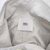 IENA 24020900130010 コットンナイロンタッサーオーバーコート 定価41800円 サイズ38 コート 24SS ホワイト レディース イエナ【中古】4-1214M♪