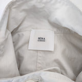 IENA 24020900130010 コットンナイロンタッサーオーバーコート 定価41800円 サイズ38 コート 24SS ホワイト レディース イエナ【中古】4-1214M♪