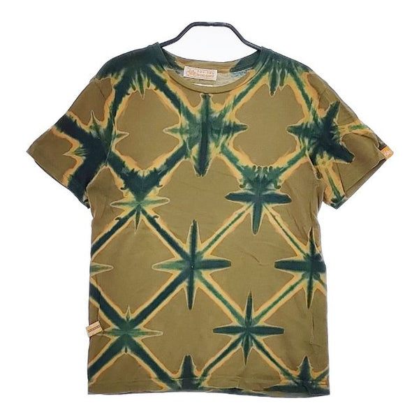 SOU・SOU/le coq sportif タイダイ たばた絞り 半袖Ｔシャツ カットソー カーキ レディース ソウソウ/ルコックスポルティフ【中古】5-0505S∞