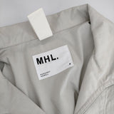 MHL. 595-4153507 ORGANIC COTTON PLAINWEAVE プルオーバー 長袖シャツ 23AW ライトグレー系 レディース エムエイチエル【中古】5-0108M∞