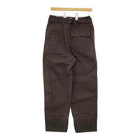 MHL. 595-0140500 WASHED CHINO COTTON チノパンツ 23AW ブラウン系 レディース エムエイチエル【中古】5-0108G∞