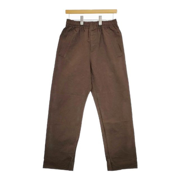 MARGARET HOWELL 578-3142006 DRY COTTON LINEN コットンリネン イージー パンツ 23SS ブラウン レディース マーガレットハウエル【中古】5-0413M∞
