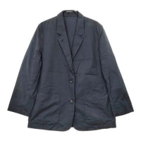 MARGARET HOWELL 578-1120002 FINE COTTON TWILL テーラードジャケット ネイビー レディース マーガレットハウエル【中古】5-0503M∞
