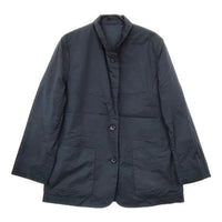 MARGARET HOWELL 578-1120002 FINE COTTON TWILL テーラードジャケット ネイビー レディース マーガレットハウエル【中古】5-0503M∞