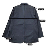 MARGARET HOWELL 578-1120002 FINE COTTON TWILL テーラードジャケット ネイビー レディース マーガレットハウエル【中古】5-0503M∞