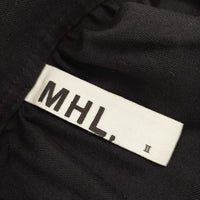 MHL. ラップスカート ウール 595-132370 巻きスカート スカート ブラック レディース エムエイチエル【中古】5-0103T△