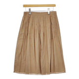 DRESSTERIOR merceria dressterior 38 コットンプリーツ スカート ベージュ レディース ドレステリア【中古】5-0413M∞