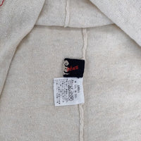 Pal'las Palace コットンリネン Vネック ノースリーブニット ベスト アイボリー レディース パラスパレス【中古】5-0413M∞