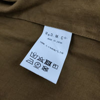 R&D.M.Co- リネンコート 羽織 ガウン ベルト付き コート ブラウン レディース オールドマンズテーラー【中古】5-0419M∞