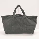 R&D.M.Co- キャンバストートバッグ 琺瑯プレート トートバッグ ブラック レディース オールドマンズテーラー【中古】5-0320G◎