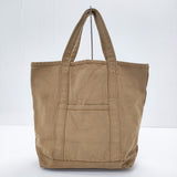 R&D.M.Co- キャンバストートバッグ 琺瑯プレート トートバッグ キャメル レディース オールドマンズテーラー【中古】5-0320G◎