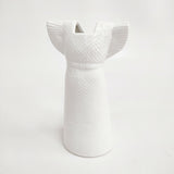 Lisa Larson リサラーソン WARDROBE DRESS ワードローブ ドレス 陶器 北欧 スウェーデン 花瓶 ホワイト レディース リサ・ラーソン【中古】5-0217G◎