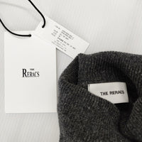 THE RERACS 未使用 RERACS BULKY WOOL/CASHMERE RAGLAN TURTLE NECK PULLOVER KNIT ニット 24AW Cグレー レディース ザリラクス【中古】4-1214T♪