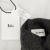 THE RERACS 未使用 RERACS BULKY WOOL/CASHMERE RAGLAN TURTLE NECK PULLOVER KNIT ニット 24AW Cグレー レディース ザリラクス【中古】4-1214T♪