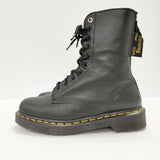 Y's/Dr.Martens 10EYE 定価39900円 UK4 YQ-E18-733-2 牛革 レースアップ ブーツ ブラック レディース ワイズ/Yohji/ドクターマーチン【中古】5-0210G◎