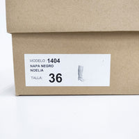 ESCARLATA エスカラータ 新品 LONG BOOTS 定価42900円 21093210000240 サイズ36 ブーツ ブラック レディース【中古】5-0109T◎