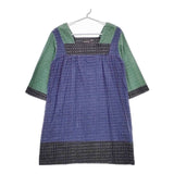 marimekko muija コットン ワンピース ネイビー マルチカラー レディース マリメッコ【中古】5-0419M∞