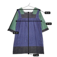 marimekko muija コットン ワンピース ネイビー マルチカラー レディース マリメッコ【中古】5-0419M∞