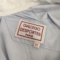 GALLEGO DESPORTES コットン M ブラウス シャツ ブルー レディース ギャレゴ デスポート【中古】5-0419M∞