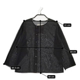 gasa grue コットン 日本製 サイズM ブラウス シャツ ブラック レディース ガサグルー【中古】5-0419M∞
