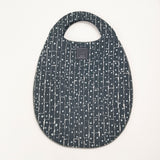 mina perhonen winter travel エッグバッグ aaa9483 定価13200円 コットンリネン トートバッグ グリーン レディース ミナペルホネン【中古】5-0320G◎