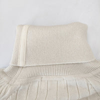 THE RERACS CASHMERE RAGLAN TURTLE NECK PULLOVER KNIT 定価31900円 セーター ニット 24AW アイボリー レディース ザリラクス【中古】4-1214T♪