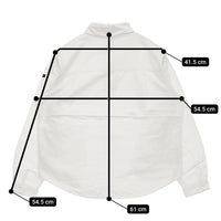 THE SMOCK SHOP プルオーバー コットン オックスフォード 長袖シャツ ホワイト レディース ザ スモックショップ【中古】5-0728M△