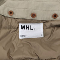 MHL. ダウンライナー付き 595-7210505 サイズ1 ステンカラーコート ベージュ レディース エムエイチエル【中古】4-1217T♪