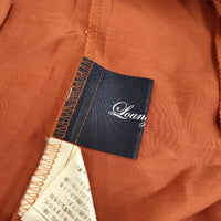 loungedress 半袖ドレス レース ワンピース オレンジ ブラック レディース ラウンジドレス【中古】5-0521S∞