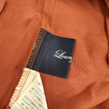 loungedress 半袖ドレス レース ワンピース オレンジ ブラック レディース ラウンジドレス【中古】5-0521S∞