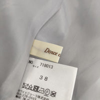 Doux archives ツイード ドレス ワンピース ライトブルー レディース ドゥ・アルシーヴ【中古】5-0201M∞