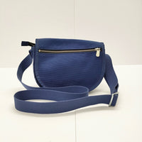 marimekko KERTTU ケルットゥ コットン ショルダーバッグ ネイビー レディース マリメッコ【中古】5-0320G◎