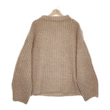 TODAYFUL 11920532 Oversize Braid Knit オーバーサイズブレードニット セーター 22AW ベージュ レディース トゥデイフル【中古】4-1217T♪