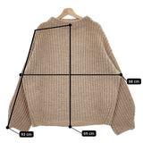 TODAYFUL 11920532 Oversize Braid Knit オーバーサイズブレードニット セーター 22AW ベージュ レディース トゥデイフル【中古】4-1217T♪